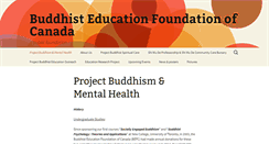 Desktop Screenshot of buddhistedufoundation.com