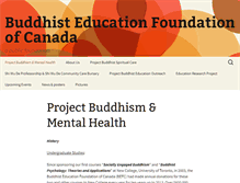 Tablet Screenshot of buddhistedufoundation.com
